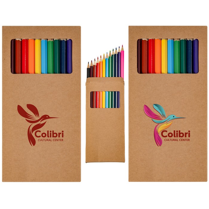 SH11998 12-Piece Colored Pencil Set With Custom...